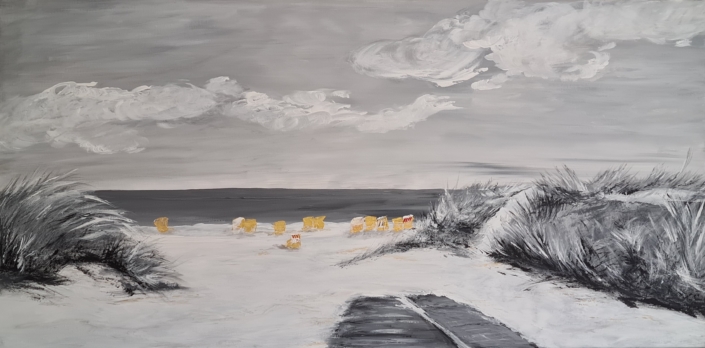 Ostsee P | Acryl auf Leinwand | 120 x 60 cm